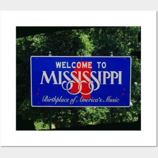 Picture of a Mississippi sign photography Welcome to MS Posters and Art